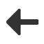 leftwards-arrow-with-large-triangle-arrowhead icon