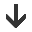 wide-headed-downwards-barb-arrow icon
