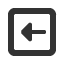 leftwards-square-empty-triangle-headed-arrow icon