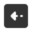 leftwards-square-dash-triangle-headed-arrow icon