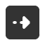 rightwards-square-dash-triangle-headed-arrow icon