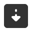 downwards-square-dash-triangle-headed-arrow icon