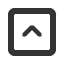 upwards-square-empty-light-chevron icon