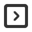 rightwards-square-empty-light-chevron icon