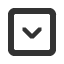 downwards-square-empty-light-chevron icon