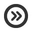 rightwards-circle-empty-light-double-chevron icon