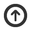 upwards-circle-empty-arrow icon
