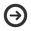 rightwards-circle-empty-arrow icon