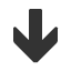 wide-headed-downwards-medium-barb-arrow icon