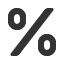 percent-sign icon