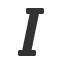 italic icon