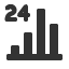 stats-bars-one-day icon