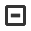 square-indeterminate icon