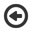 circle-empty-left icon