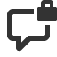 chat-message-lock icon