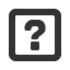 square-empty-question icon