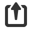 square-upload icon