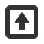 square-empty-upload icon