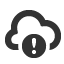 cloud-alert icon