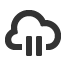 cloud-pause icon