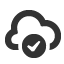 cloud-check icon