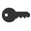 key-rounded icon