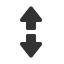 resize-vertical icon