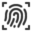 fingerprint-scan icon