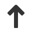 arrow-thin-up icon