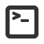 terminal-empty icon