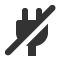 power-cord-plug-off icon