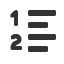 list-numbers icon