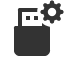 usb-device-cogwheel icon