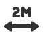 distance-two-metres icon