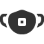 face-mask-square icon