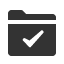 folder-check icon