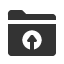 folder-circle-up icon