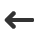 arrow-thin-left icon