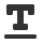 text-underline icon
