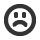 slightly-frowning icon