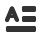initial-letter icon