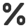percent-sign icon