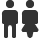 man-woman-compact icon