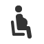 sitting-pregnant icon