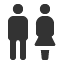 man-woman-compact icon