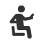 sitting-phone icon