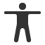 outstretched icon