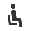 sitting-profile icon