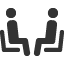 sitting-profile-opposite icon