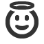 smiling-halo icon